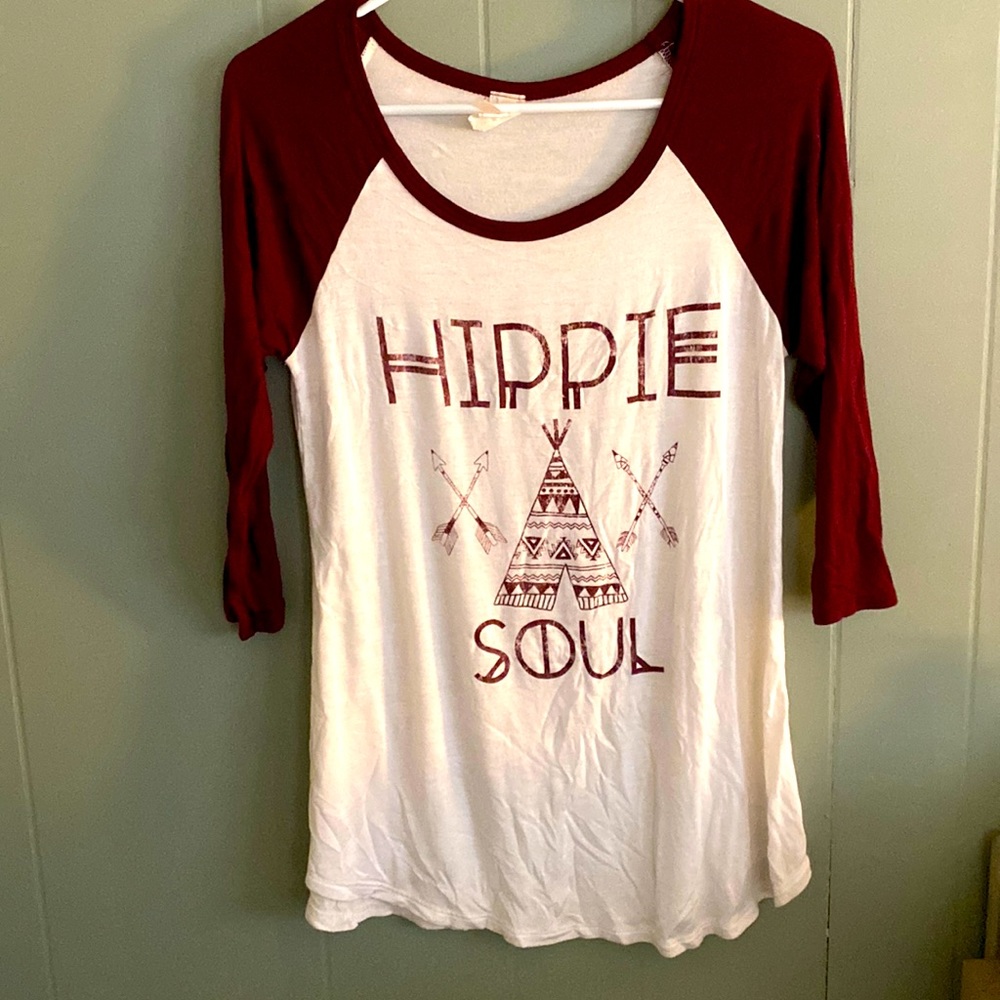 3/4 sleeve top by lovely souls